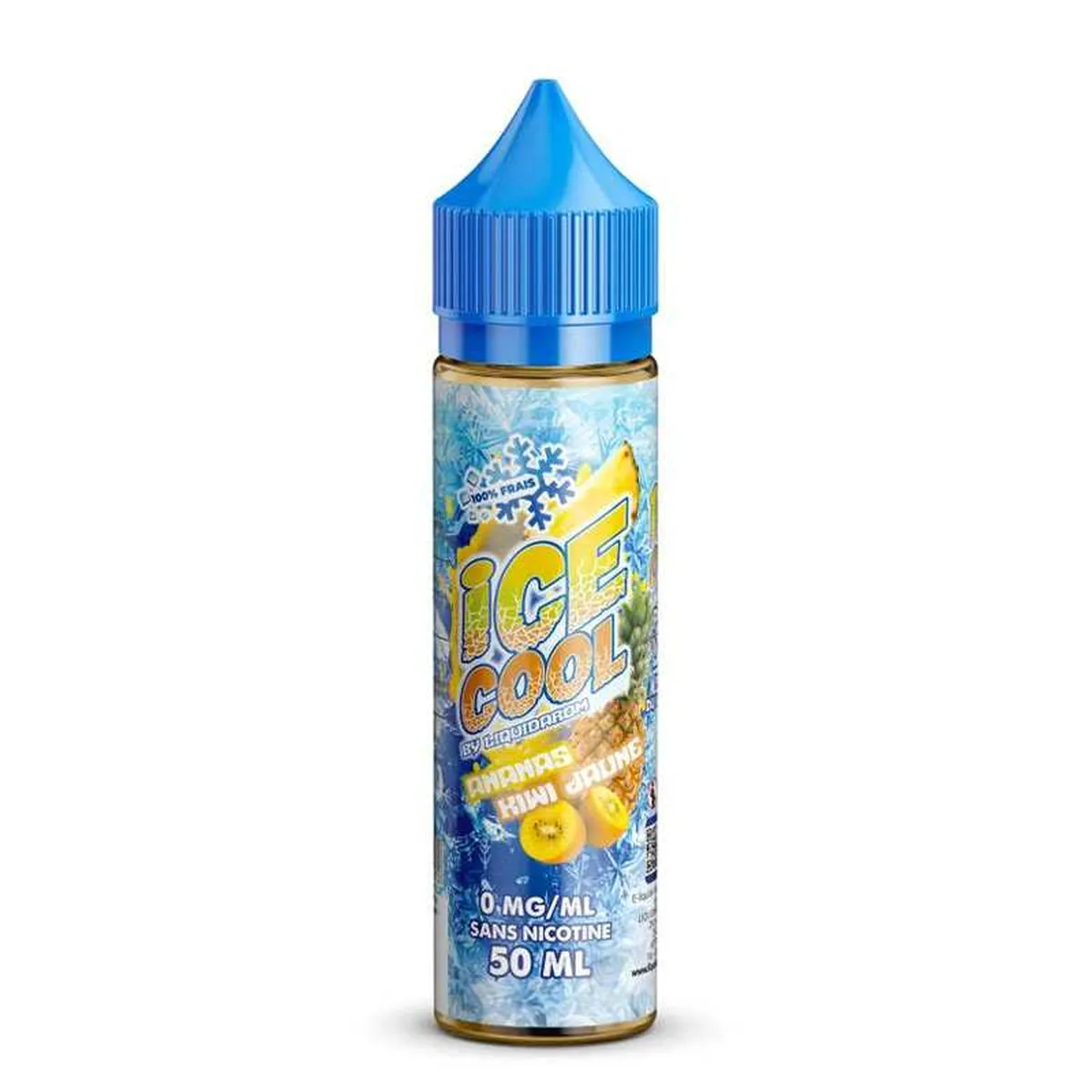ANANAS KIWI JAUNE 50ML - ICE COOL - E-liquides