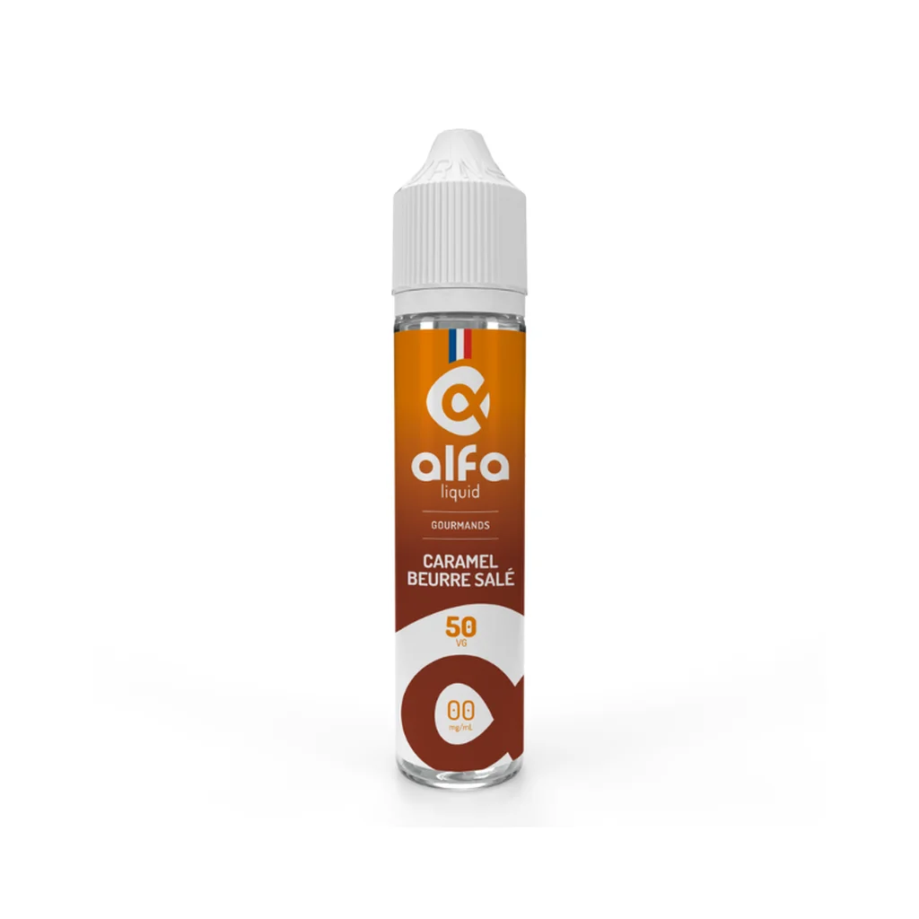 CARAMEL BEURRE SALÉ - ALFALIQUID 50ML - E-liquides