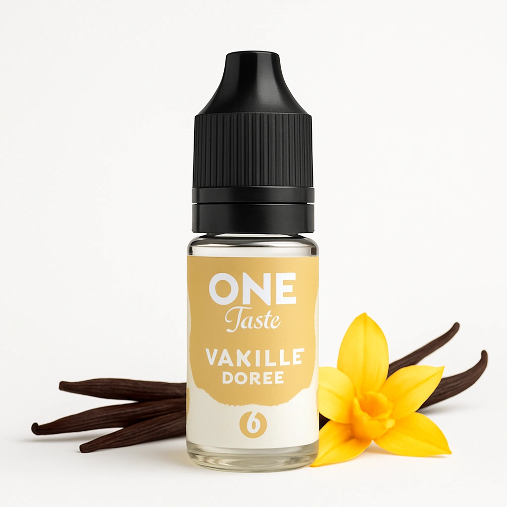 VANILLE DOREE 10ML - ONE TASTE PAR E-TASTY - E-liquides