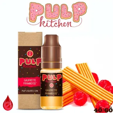 GAUFRETTE FRAMBOISE - E-LIQUIDE 10ML PULP KITCHEN - E-liquides