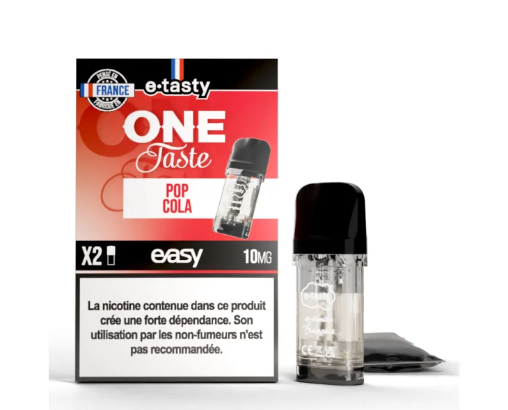 2X CARTOUCHES PRÉREMPLIES - POP COLA - EASY POD E-TASTY - E-liquides