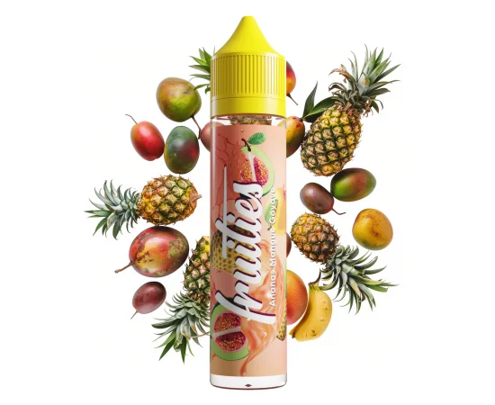 ANANAS MANGUE GOYAVE - FRUITIES DE BOBBLE LIQUIDE 50ML - E-liquides