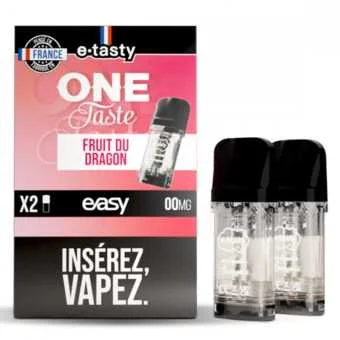 2X CARTOUCHES PRÉREMPLIES - FRUIT DU DRAGON - EASY POD E-TASTY - E-liquides