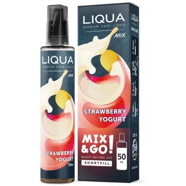 YAOURT AUX FRAISES - LIQUA MIX & GO - E-LIQUIDE 50ML - E-liquides