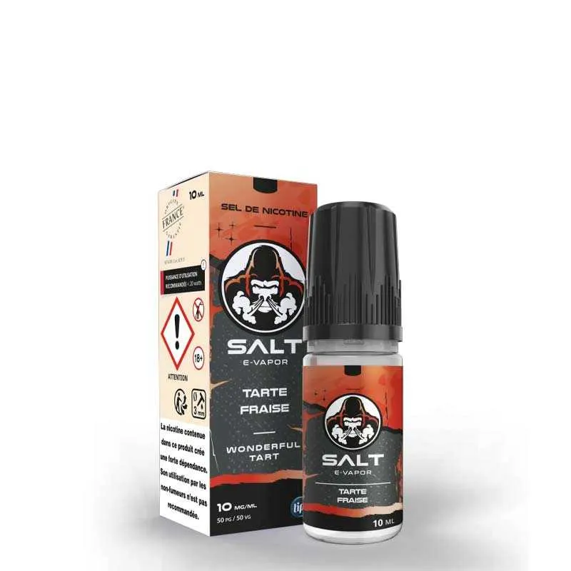 TARTE À LA FRAISE - SALT E-VAPOR - E-liquides
