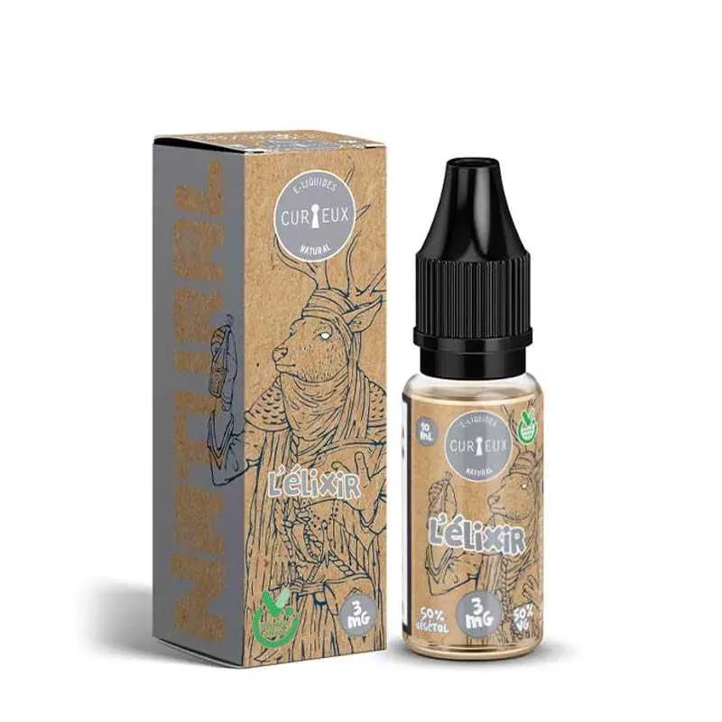 L'ELIXIR NATURAL - CURIEUX - E-liquides