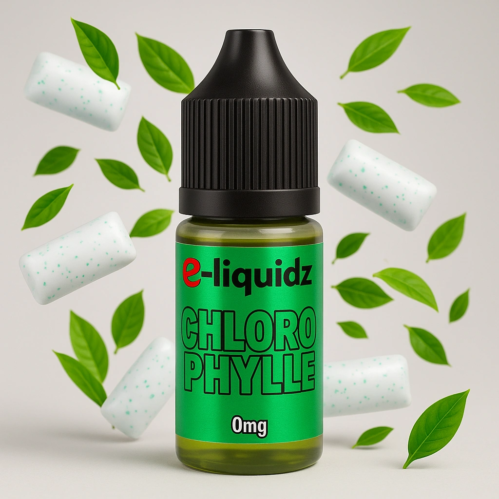 CHEWING-GUM CHLOROPHYLLE E-LIQUIDZ START • ELIQUIDE 10ML - E-liquides