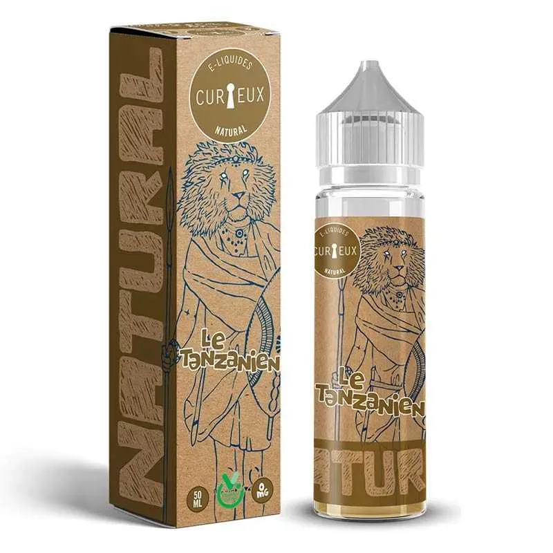 LE TANZANIEN NATURAL 50ML - CURIEUX - E-liquides