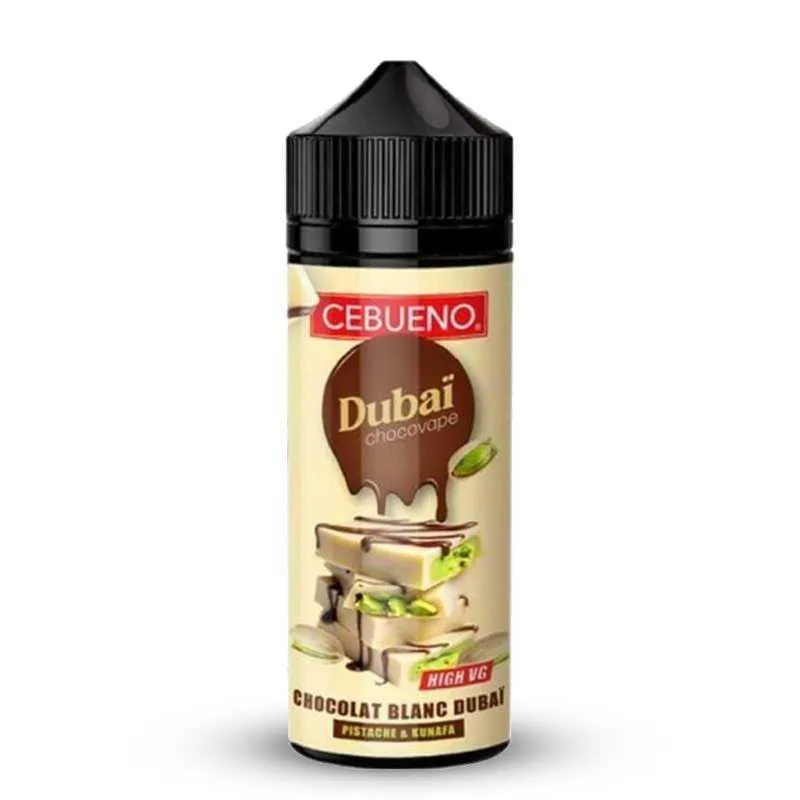 DUBAÏ CHOCOVAPE WHITE 100ML - CEBUENO - E-liquides