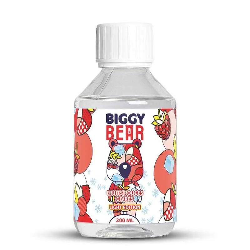 FRUITS ROUGES GIVRÉS - LIGHT EDITION 200ML - BIGGY BEAR - E-liquides