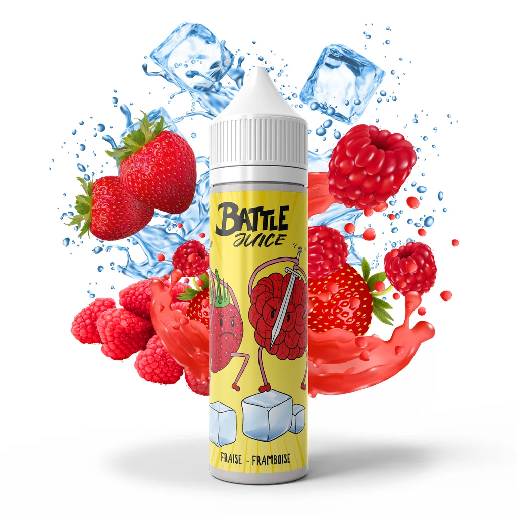 FRAISE FRAMBOISE - BATTLE JUICE 50ML - E-liquides
