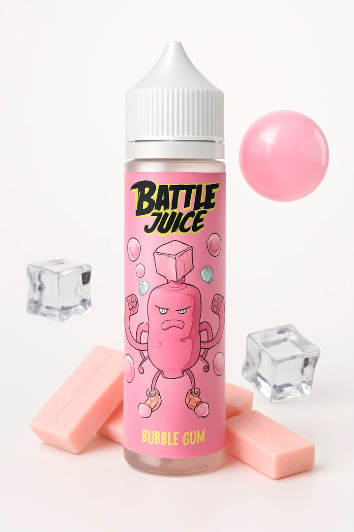BUBBLE GUM - BATTLE JUICE 50ML - E-liquides