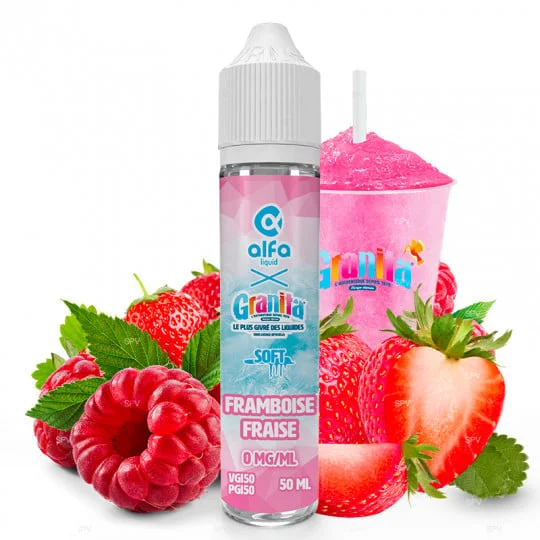 FRAMBOISE FRAISE - 50ML GRANITA X ALFALIQUID - E-liquides