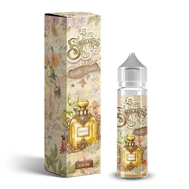 VANILLE - CUMIN 50ML - SINGULARITÉS - E-liquides