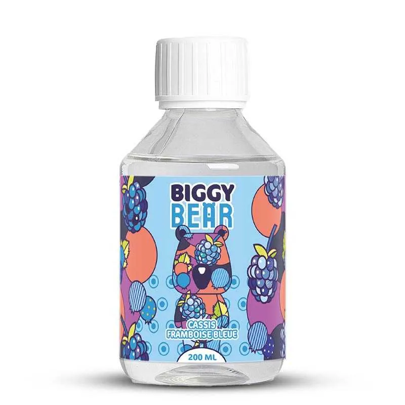 CASSIS FRAMBOISE BLEUE 200ML - BIGGY BEAR - E-liquides