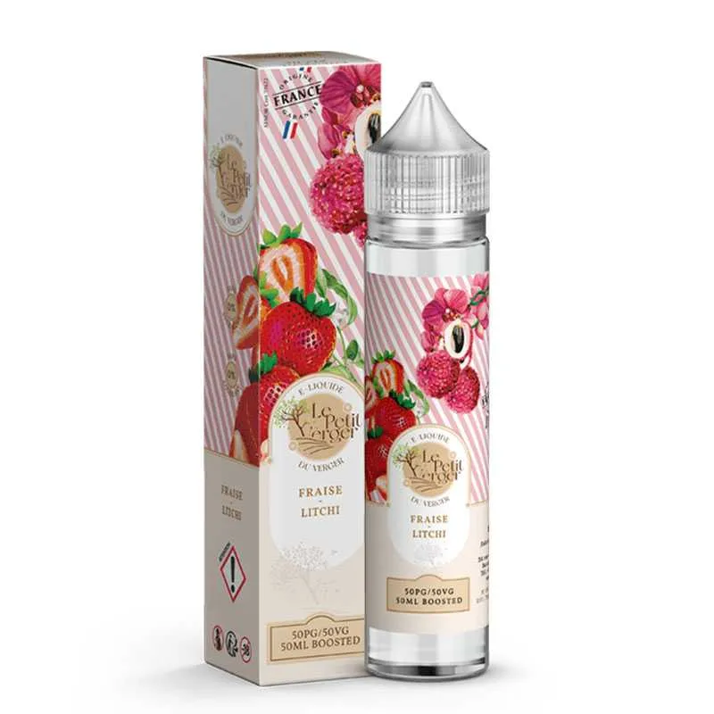 FRAISE LITCHI 50ML - LE PETIT VERGER - E-liquides