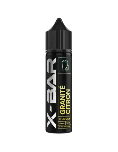 E LIQUIDE X-BAR GRANITÉ CITRON 50 ML - E-liquides