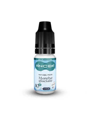 E-LIQUIDE VDLV VINCENT SELS DE NICOTINE - MENTHE GLACIALE 10ML - E-liquides