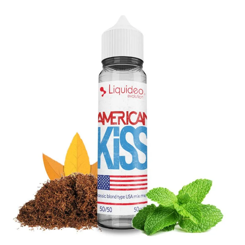 AMERICAN KISS - LIQUIDEO 50ML - E-liquides