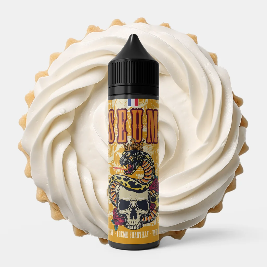 GÂTEAU CRÈME CHANTILLY VANILLE - SEUM DE BOBBLE LIQUIDE 50ML - E-liquides