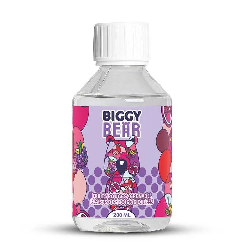 FRUITS ROUGES GRENADE FRAISE 200ML - BIGGY BEAR - E-liquides