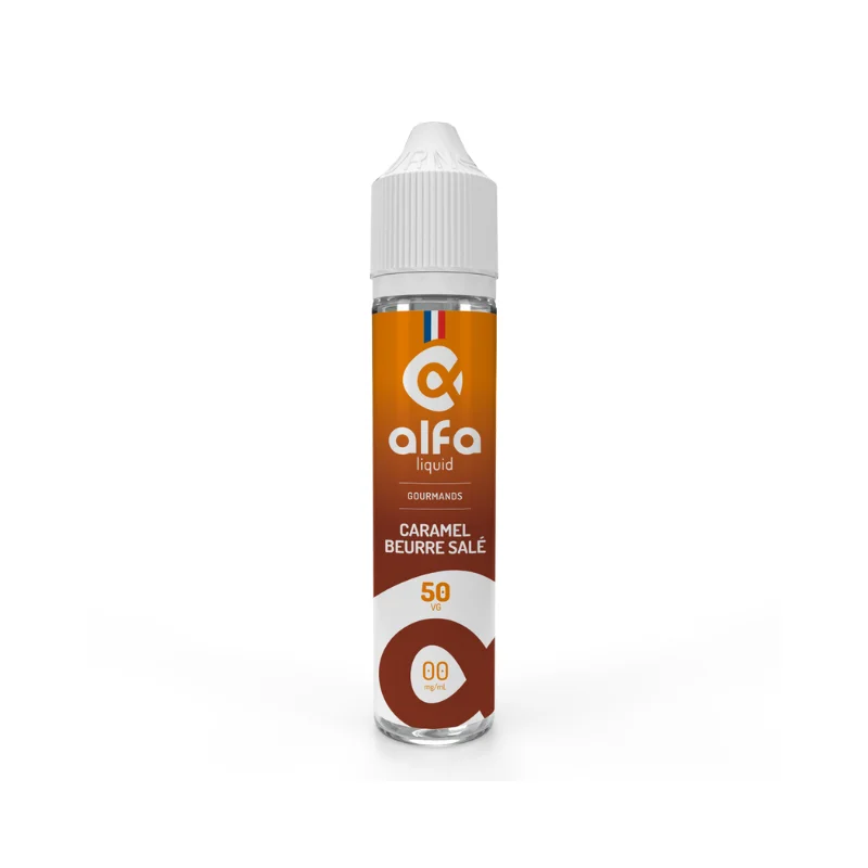 CARAMEL BEURRE SALÉ - ALFALIQUID 50ML - E-liquides