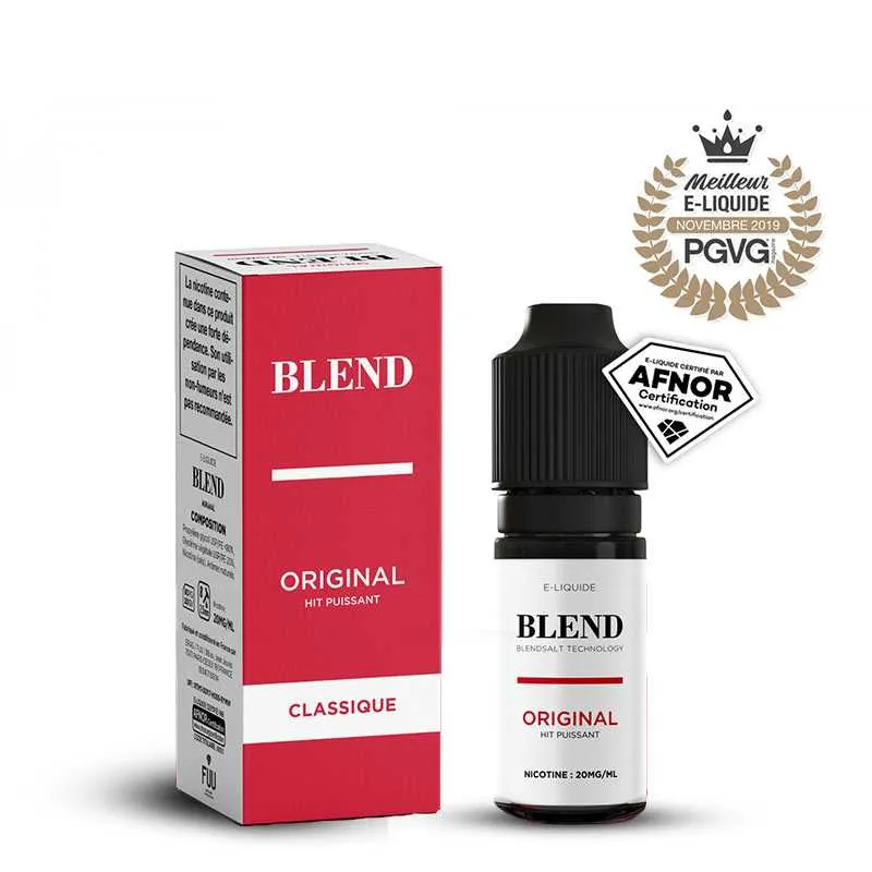 ORIGINAL BLEND SEL DE NICOTINE - THE FUU - E-liquides