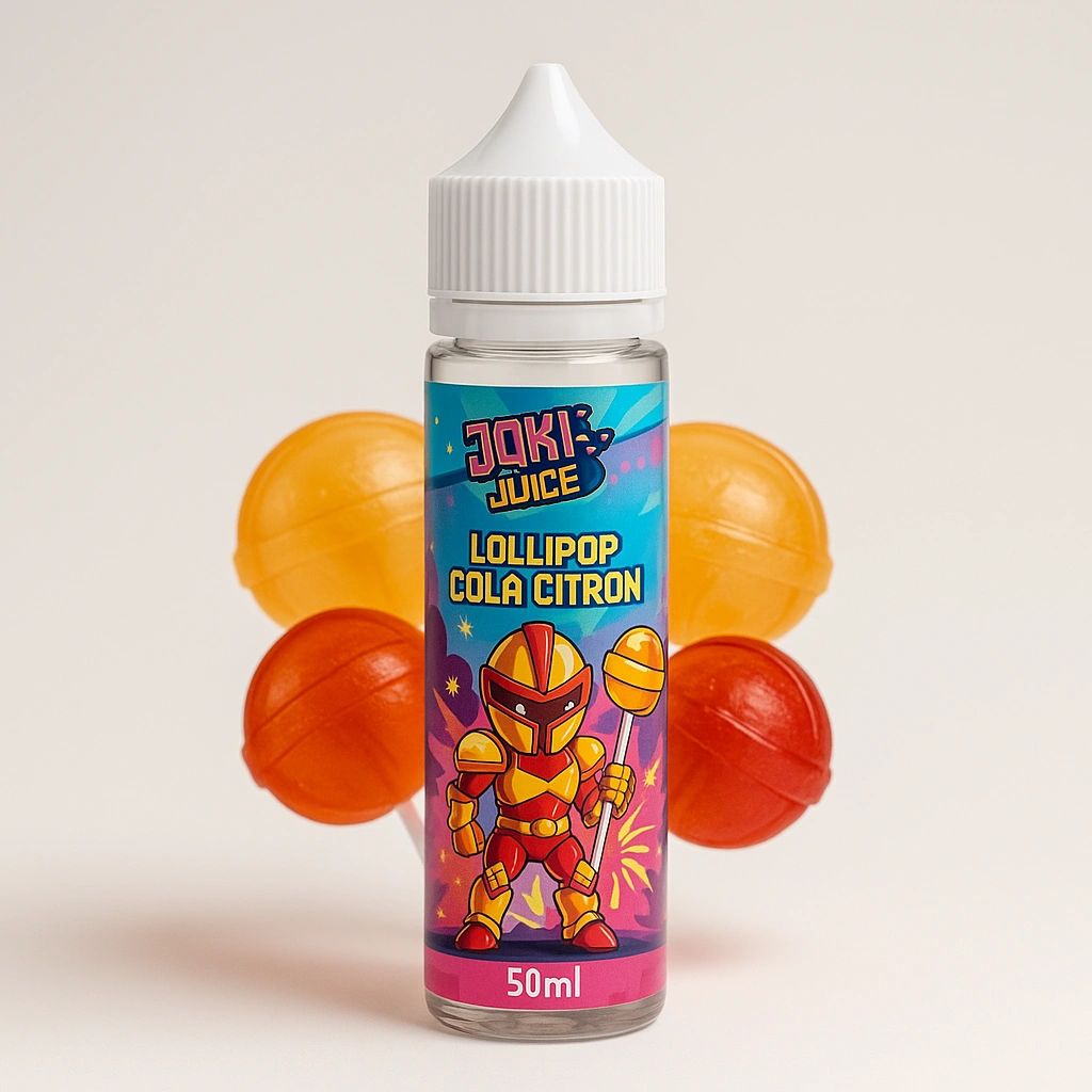 LOLLIPOP COLA CITRON - JOKI JUICE LIQUIDAROM 50ML - E-liquides