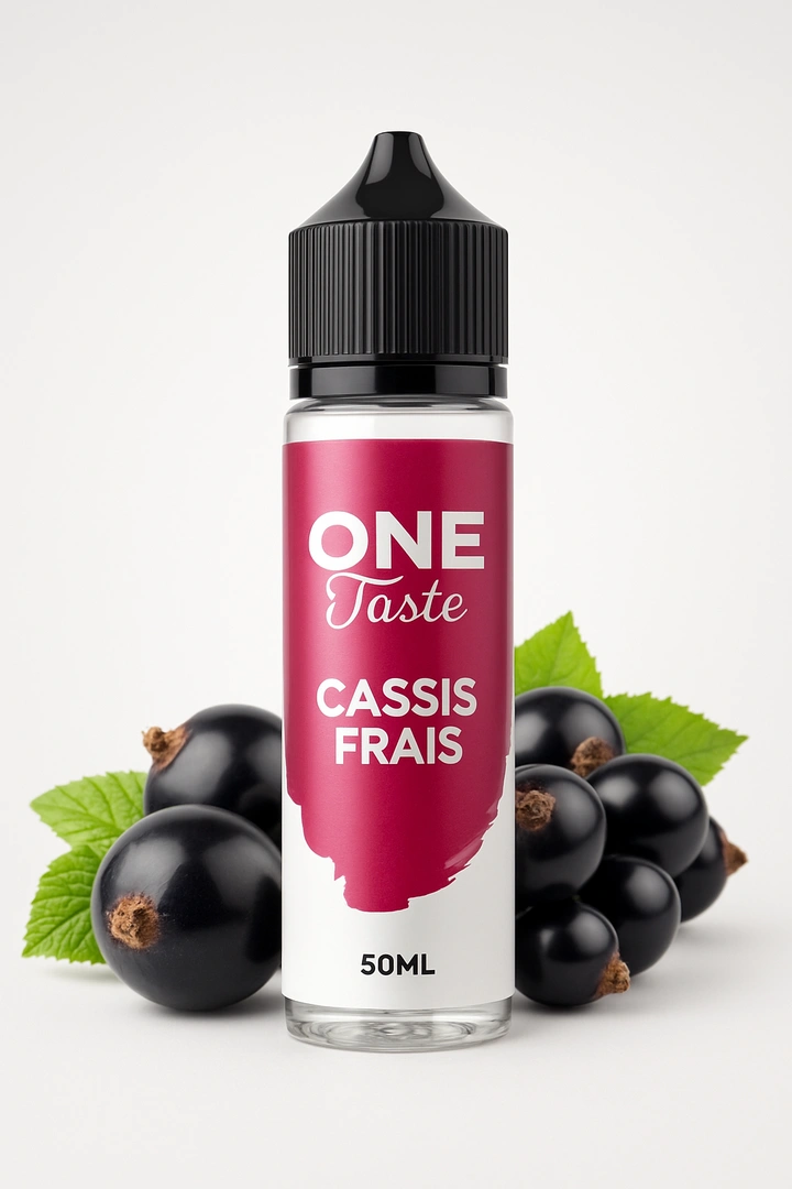 CASSIS FRAIS 50ML - ONE TASTE PAR E-TASTY - E-liquides