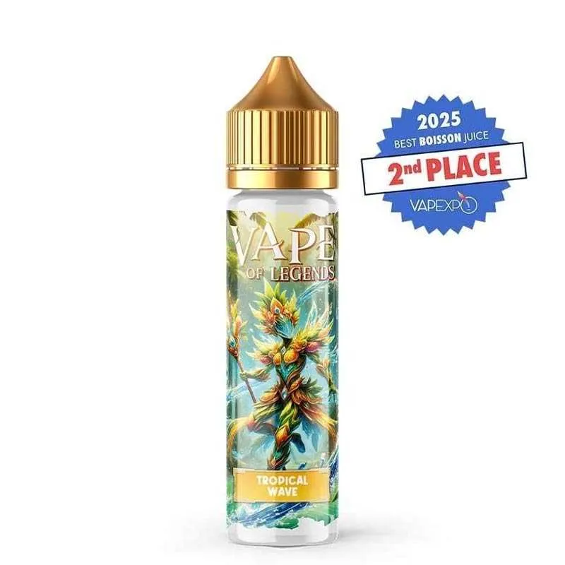 TROPICAL WAVE 50ML - VAPE OF LEGENDS - E-liquides
