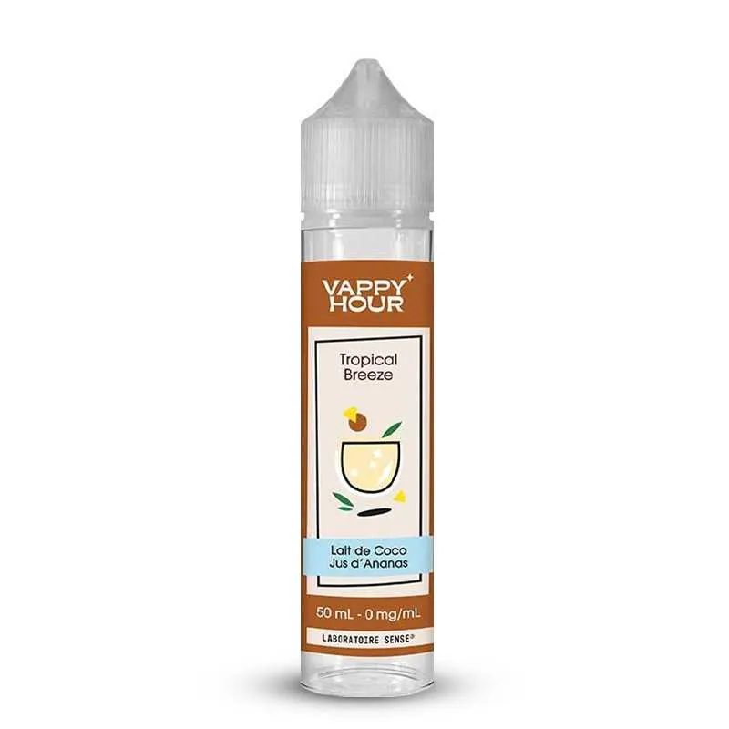 TROPICAL BREEZE 50ML - VAPPY HOUR - E-liquides
