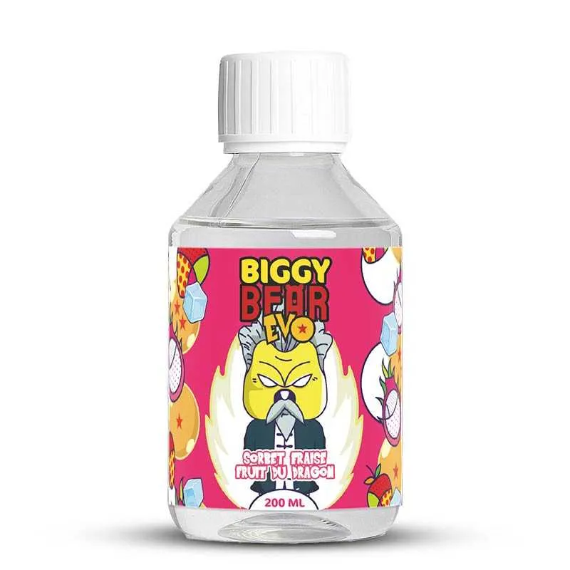 SORBET FRAISE FRUIT DU DRAGON 200ML EVO - BIGGY BEAR - E-liquides