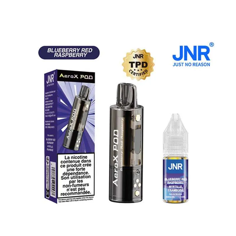 CARTOUCHE AEROX JNR - 20 MG - BLUEBERRY RED RASPBERRY - Cigarettes électroniques