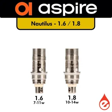 RESISTANCE 1,6 / 1,8OHM BVC ASPIRE NAUTILUS K3 - Cigarettes électroniques