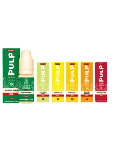 E-LIQUIDE PULP LE POD LIQUIDE - FIZZ MENTHE VERTE 10ML - Cigarettes électroniques