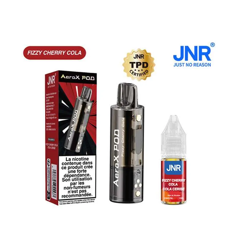 CARTOUCHE AEROX JNR - 20 MG - FIZZY CHERRY COLA - Cigarettes électroniques