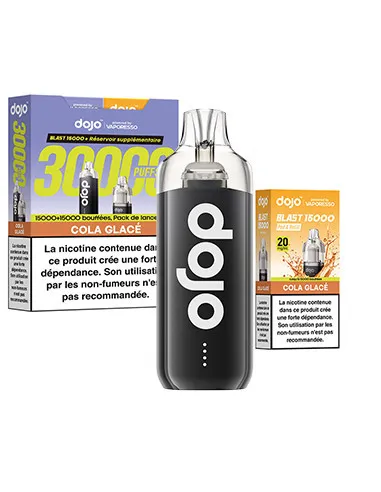 KIT VAPORESSO DOJO BLAST 30K - COLA GLACÉ - Cigarettes électroniques