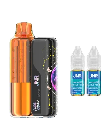 PUFF JNR LIRA GLOW 45K - PASTÈQUE MANGUE PÊCHE - Cigarettes électroniques