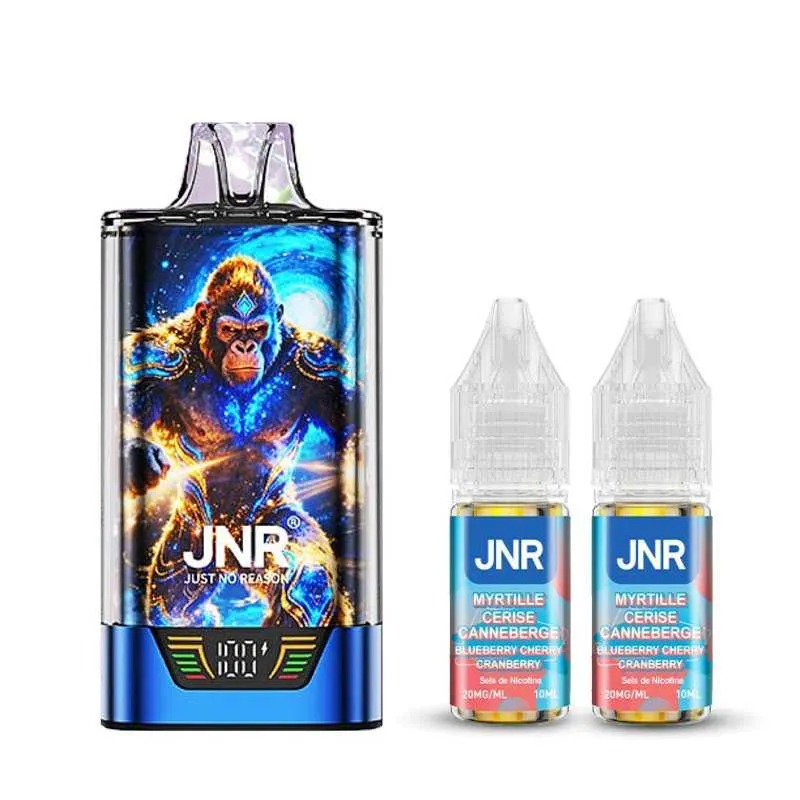 PUFF GORILLA X 43000 - JNR - 20 MG - BLUEBERRY CHERRY CRANBERRY - Cigarettes électroniques