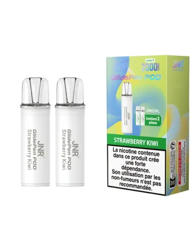 PACK 2 PODS JNR GLIDEPEN 1K - FRAISE KIWI - Cigarettes électroniques