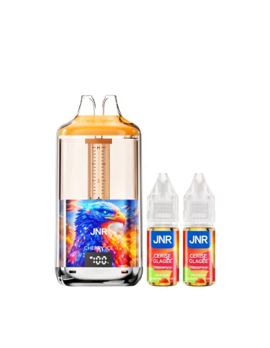 PUFF 30K JNR FALCON GEM+ - CERISE GLACÉE - Cigarettes électroniques