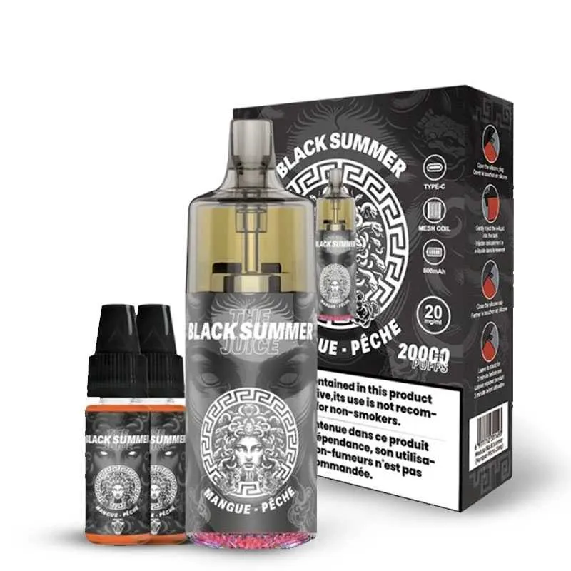 PUFF TORNADO 20K THE MDS JUICE - 20 MG - BLACK SUMMER - Cigarettes électroniques