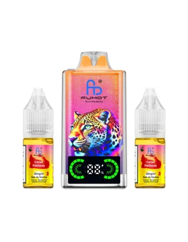 PUFF FUMOT LEOPARD 40K - CERISE PÉTILLANTE - Cigarettes électroniques