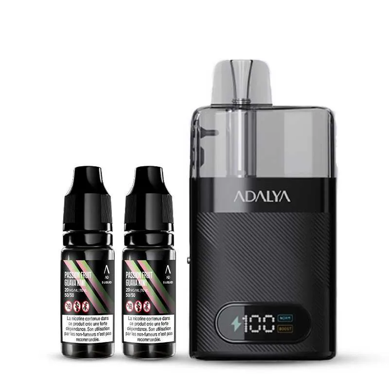 PUFF LEVO ADALYA 30K - 20 MG - PASSION FRUIT GUAVA KIWI - Cigarettes électroniques