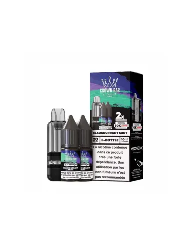 POD AL FAKHER CROWN BAR CUBIC 30K - CASSIS MENTHE - Cigarettes électroniques