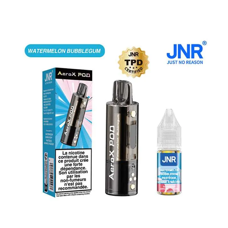 CARTOUCHE AEROX JNR - 20 MG - WATERMELON BUBBLE GUM - Cigarettes électroniques
