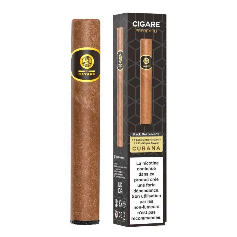 E-CIGARE XO HAVANA - 20 MG - CUBANA - Cigarettes électroniques