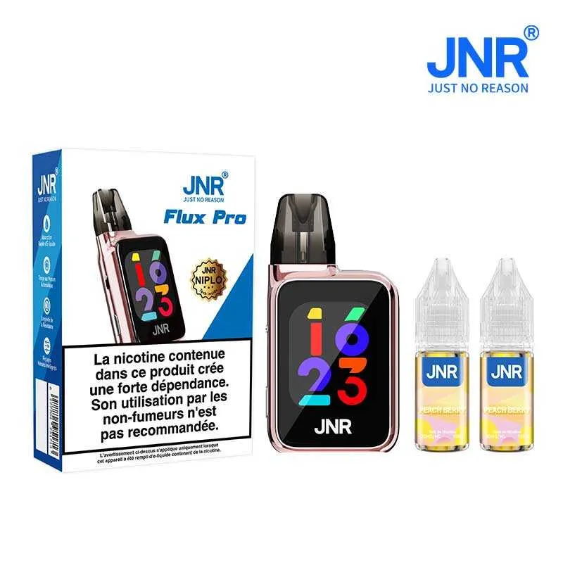 PUFF FLUX PRO 32K - JNR - 20 MG - PEACH BERRY - Cigarettes électroniques