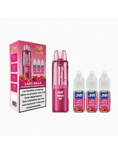 POD JNR STELLARC 50K + 3 E-LIQUIDES - LADY KILLA - Cigarettes électroniques