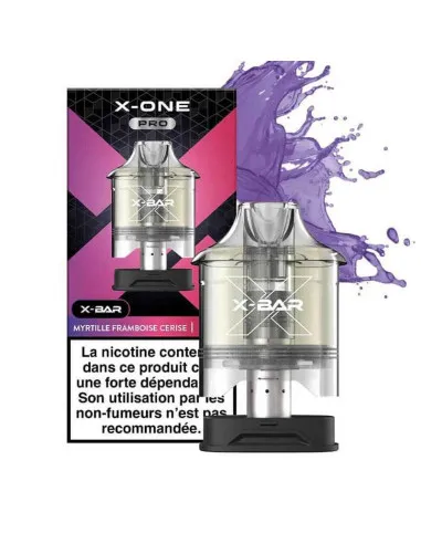 RECHARGE POD X-ONE PRO 15K - MYRTILLE FRAMBOISE CERISE - Cigarettes électroniques